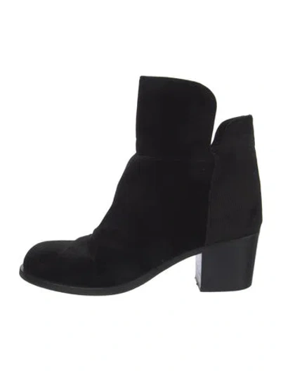 Pre-owned Laurence Dacade Velvet Boots In Black
