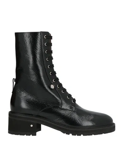 Laurence Dacade Woman Ankle Boots Black Size 7.5 Leather
