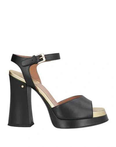 Laurence Dacade Woman Sandals Black Size 6 Lambskin