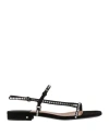 Laurence Dacade Woman Sandals Black Size 8 Leather In Black