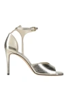 Laurence Dacade Woman Sandals Platinum Size 8 Leather In Gray