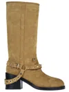 Laurence Decade Klaus Suede Boots In Multi