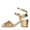 Laurence Decade Sandals Golden In Oro Marroni