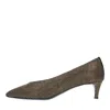Laurence Decade With Heel Golden In Oro Marroni