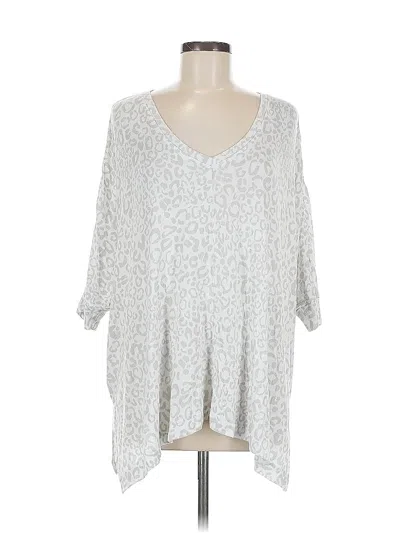 Pre-owned Laurie Felt 3/4 Sleeve T-shirt In Silver