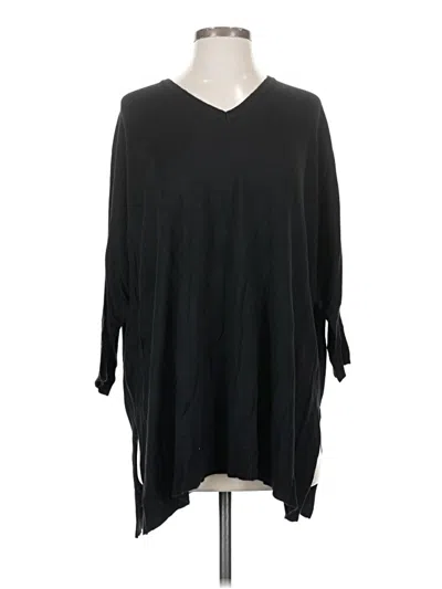Pre-owned Laurie Felt 3/4 Sleeve T-shirt In Black