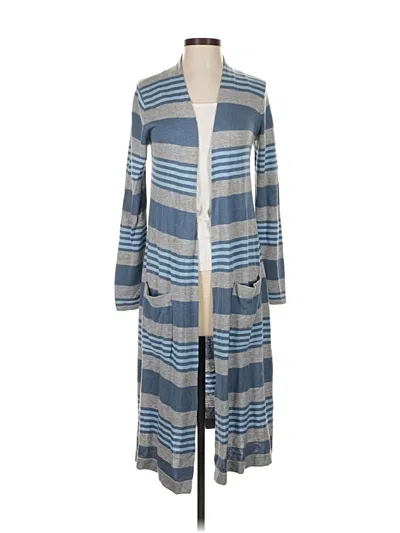Pre-owned Laurie Felt Cardigan Sweater In Blue