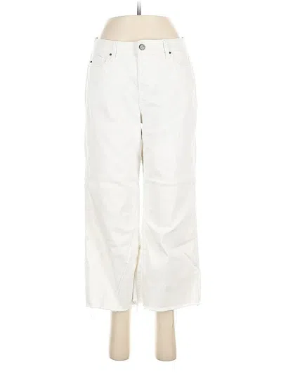 Pre-owned Laurie Felt Jeans In White