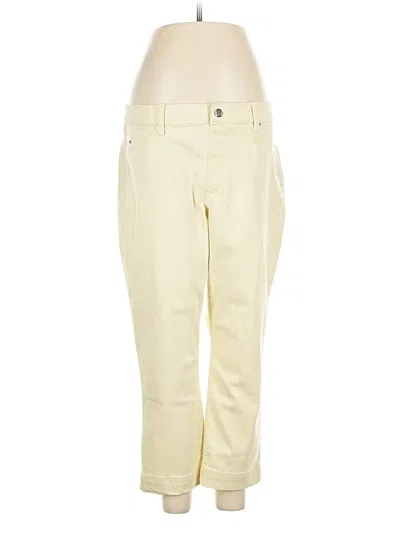 Pre-owned Laurie Felt Jeggings In Yellow