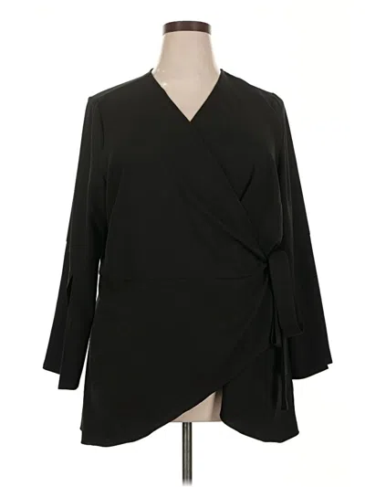 Pre-owned Laurie Felt Kimono In Black