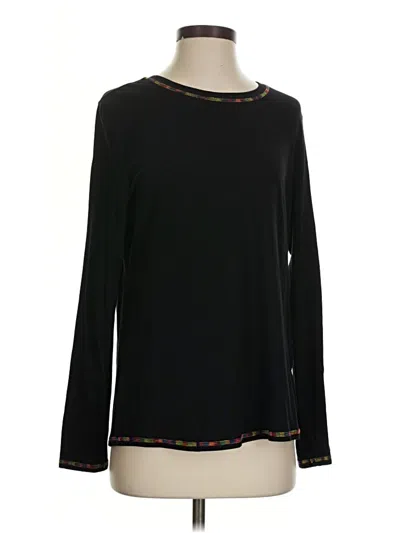Pre-owned Laurie Felt Long Sleeve T-shirt In Black