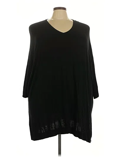 Pre-owned Laurie Felt Poncho In Black