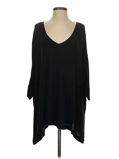 Pre-owned Laurie Felt Poncho In Black