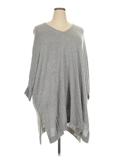 Pre-owned Laurie Felt Poncho In Gray