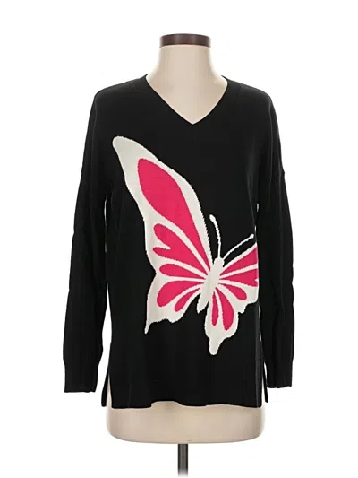 Pre-owned Laurie Felt Pullover Sweater In Black