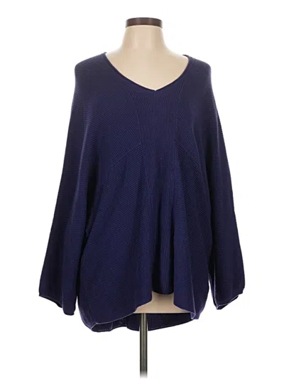 Pre-owned Laurie Felt Pullover Sweater In Blue