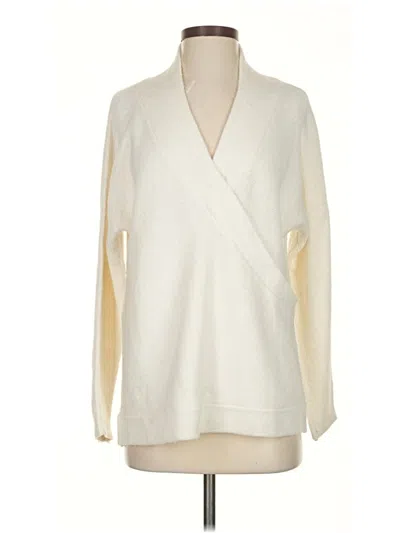 Pre-owned Laurie Felt Pullover Sweater In Ivory