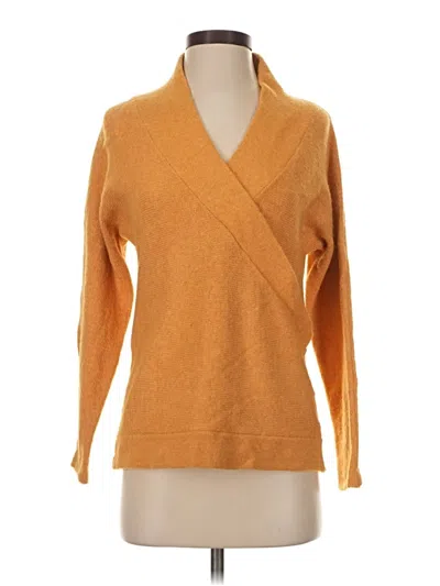 Pre-owned Laurie Felt Pullover Sweater In Orange