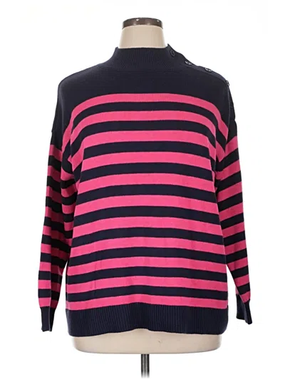 Pre-owned Laurie Felt Pullover Sweater In Pink