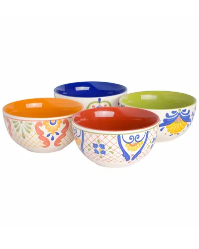 Laurie Gates Tierra 4pc Stoneware Cereal Bowl Set