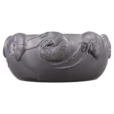 Pre-owned Lauritz Adolph Hjorth Bowl Designed By Hjorth, Made In Denmark, 1920s In Gray