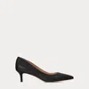 Laurèn Adrienne Leather Pump In Black