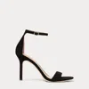 Laurèn Allie Suede Sandal In Black