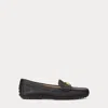 Laurèn Barnsbury Pebbled Leather Driver In Black