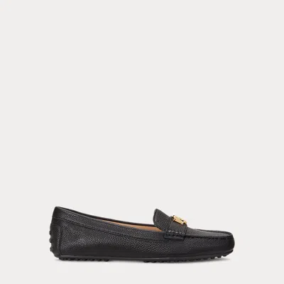 Laurèn Barnsbury Pebbled Leather Driver In Black