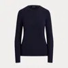 Laurèn Cotton-blend Jumper In Blue