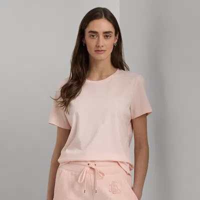 Laurèn Cotton Jersey T-shirt In Pink