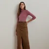 Laurèn Denim Maxi Skirt In Brown