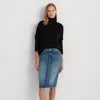 Laurèn Denim Skirt In Blue