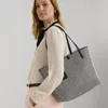 Laurèn Faux-leather Reversible Tote In Black