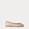Laurèn Jayna Nappa Leather Flat In Multi