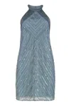 Laurèn Lauren Halter Sequin Mini-dress