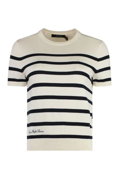 Laurèn Lauren Short Sleeve Sweater In Green