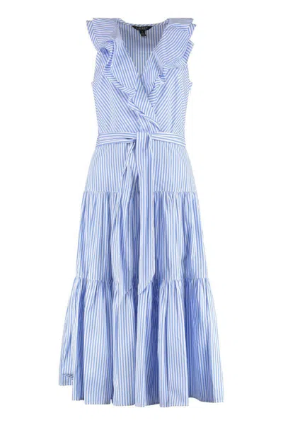 Laurèn Lauren Striped Cotton Dress