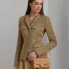 Laurèn Leather Medium Adair Crossbody In Tan