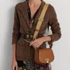 Laurèn Leather Medium Tanner Crossbody Bag In Brown