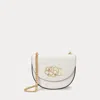 Laurèn Leather Small Witley Crossbody In White