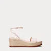 Laurèn Leona Nappa Leather Espadrille In White