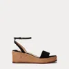 Laurèn Leona Suede Espadrille In Black