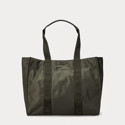 Laurèn Nylon Extra-large Stevie Tote Bag In Green