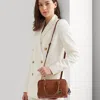 Laurèn Pebbled Leather Small Emerie Satchel In Tan