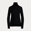 Laurèn Silk-blend Roll Neck Jumper In Black
