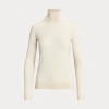Laurèn Silk-blend Roll Neck Jumper In Neutral