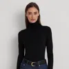 Laurèn Stretch Jersey Roll Neck In Black
