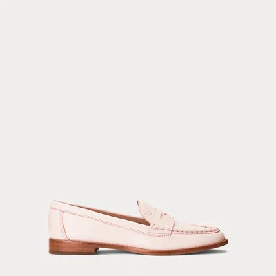 Laurèn Wynnie Nappa Leather Loafer In Pink