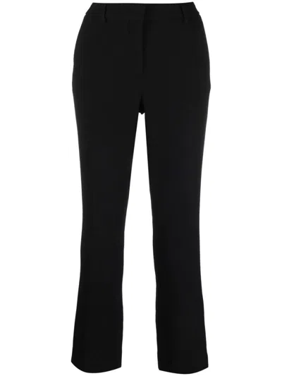 L'AUTRE CHOSE BLACK CROPPED TAILORED TROUSERS